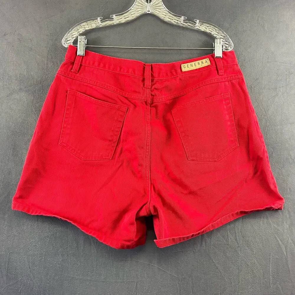 Generra Jeans Plus Size 16 Jorts Wide Leg Y2K High Rise Mom Shortie Booty Shorts